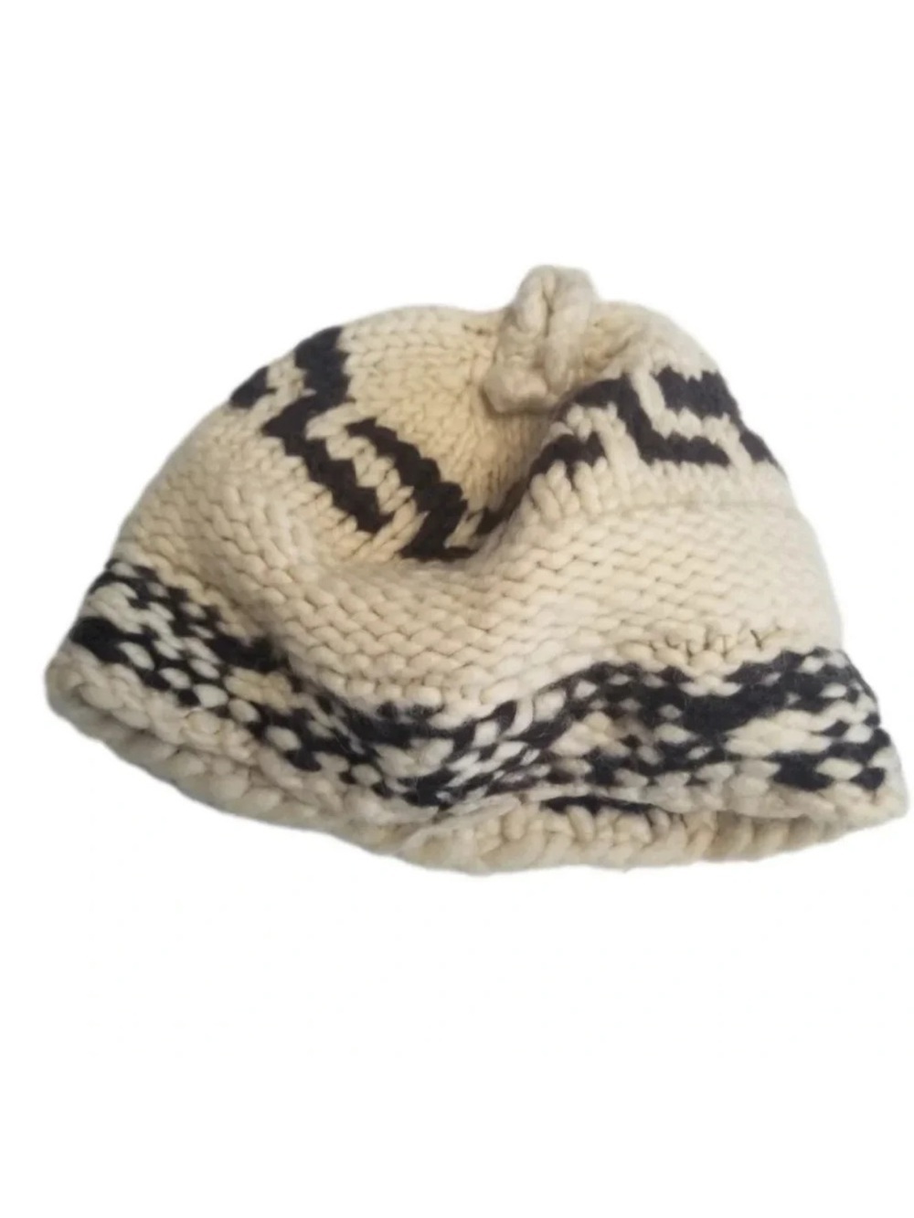 Vintage Cowichan Wool Toque